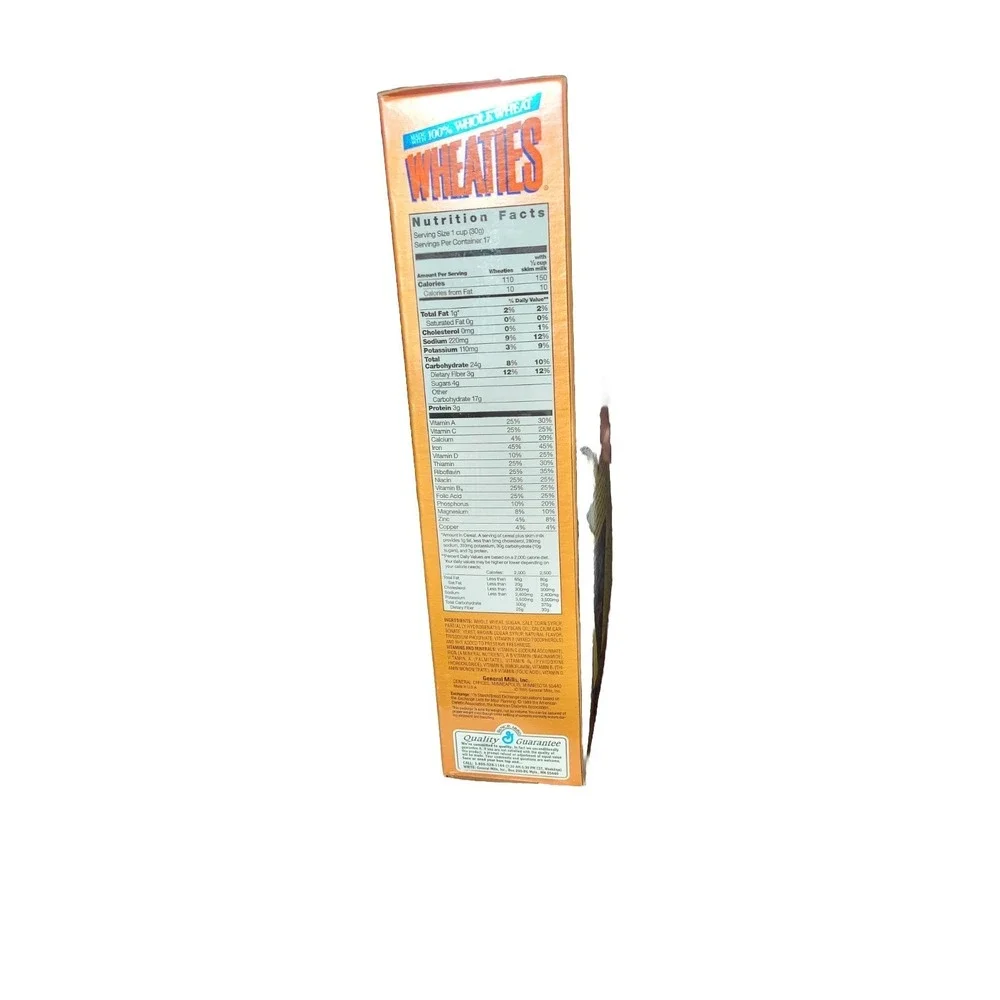 Wheaties Collectible Cereal Box-NFL Super Bowl 30th Anniversary 1996-Never Open